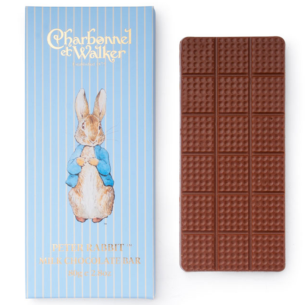 Charbonnel et Walker Peter Rabbit Milk Chocolate Bar 80g